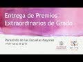 Entrega de Premios Extraordinarios de Grado