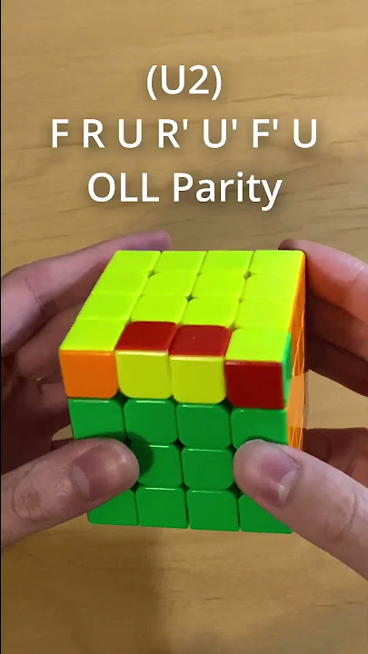 Learn this EASY Parity OLL Algorithm!