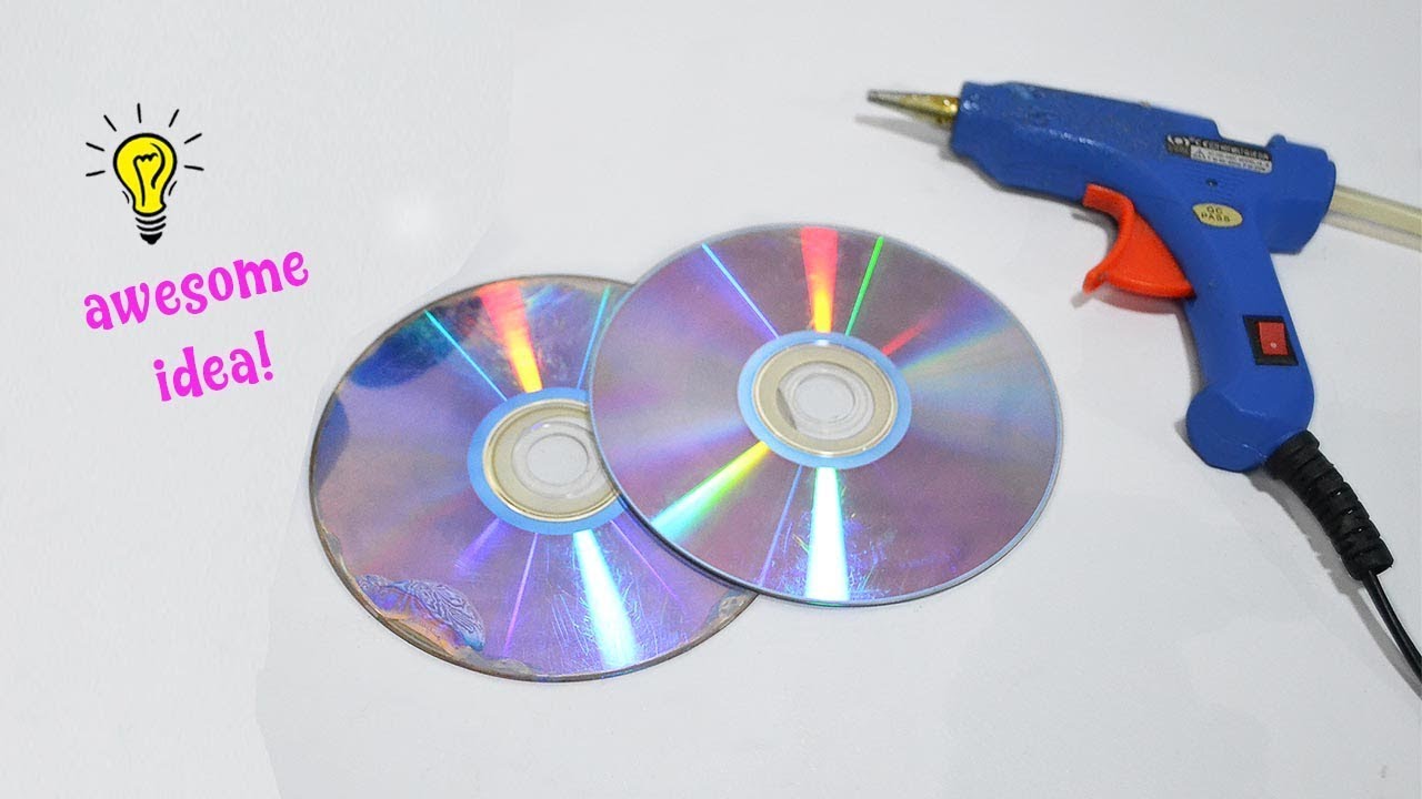 Best Reuse Idea With Old Cds and Cardboards How To Recycle Old CDS and