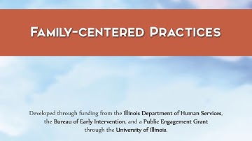 Family-Centered Practices