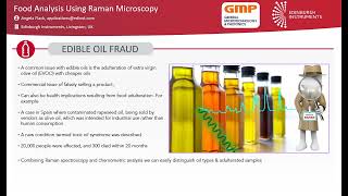 Food Analysis using Raman Microscopy - Edinburgh Instruments - GMP SA