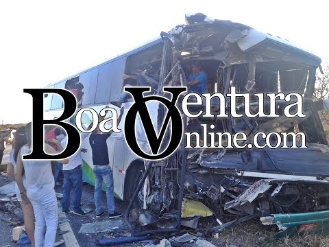 Trágico acidente com dois ônibus de universitários de Boa Ventura e Itaporanga, no Vale do Piancó