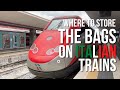 Where to store bags on trains