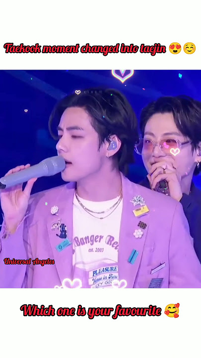 when taekook 🐻🐰 moment changed into taejin ❤️ moment 😍🥰#shorts February 22, 2023