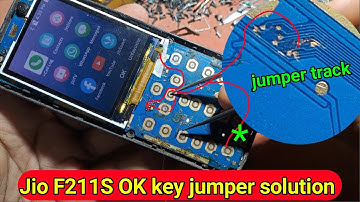 jio f211s ok keypad jumper solution | jio f211s * key not working | jio f211s ok button fix