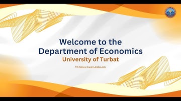 Admissions Open for Spring 2025 - A promotional Video by the Department of Economics UoT