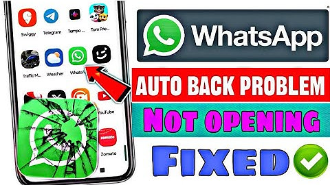 whatsapp crash problem 2025 | whatsapp auto back problem | auto back problem whatsapp solution 💯🔥
