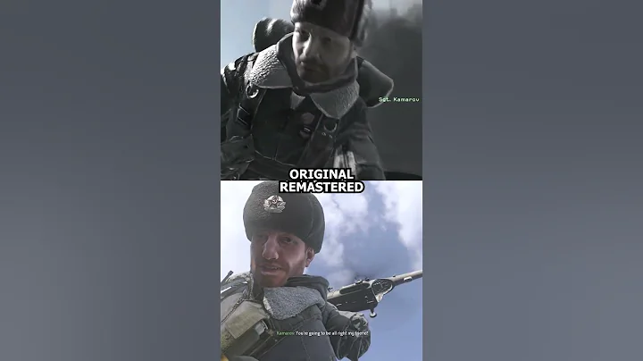 Sergeant Kamarov in MW original vs remastered #cod #callofduty #codmw