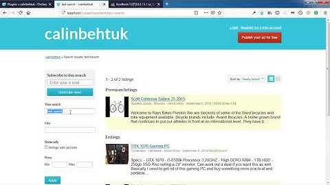 Filter latest searches in osclass