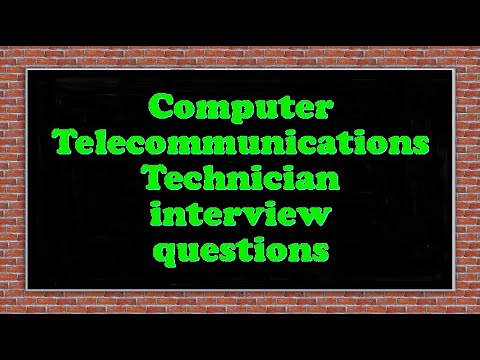 computer telecommunications technician interview questions youtube computer technician interview questions