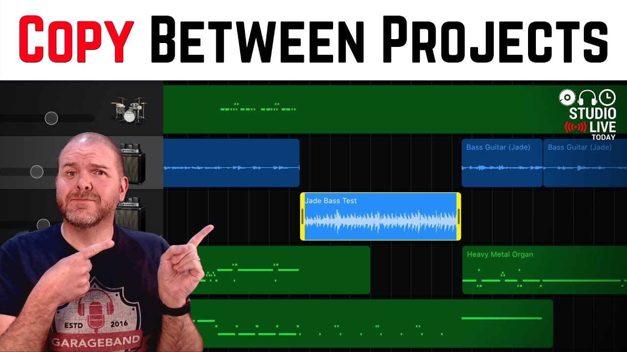 How To Copy Tracks Between Projects In Garageband Ios (Ipad/Iphone)