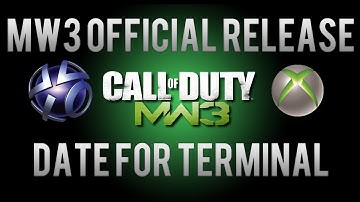 MW3 Terminal - OFFICIAL Release Date & Information!