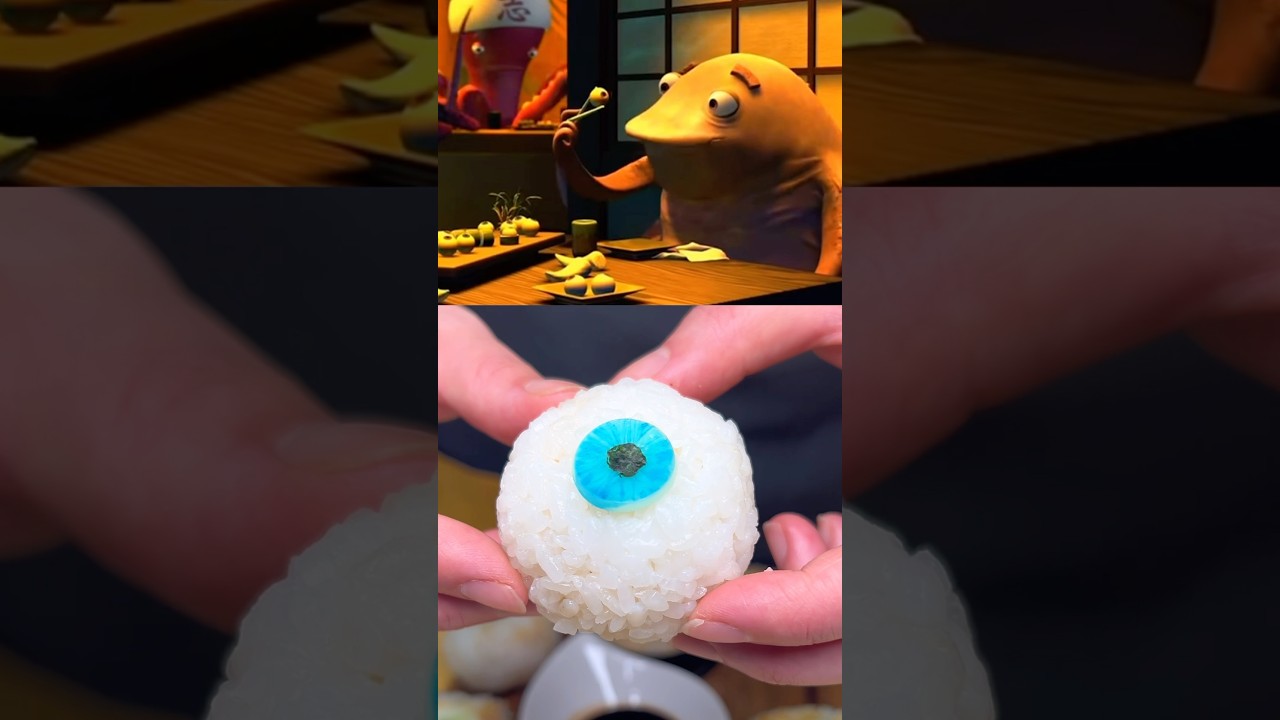 Harryhausen’s Sushi Eyeballs inspired by Monsters Inc. 