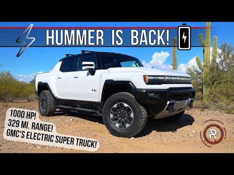 Пикап GMC Hummer EV 2023 года — безумный электрический супергрузовик