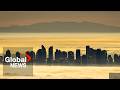 Stunning views above, hazardous below: Vancouver's contrasting weather scenes explained