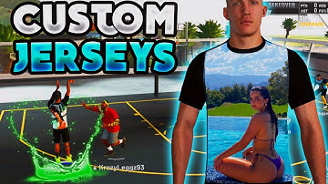 NBA2K21 HOW TO TO UNLOCK CUSTOM PRO AM JERSEYS!! HOW TO UPLOAD YOUR OWN LOGO!! BEST PRO AM JERSEYS!!
