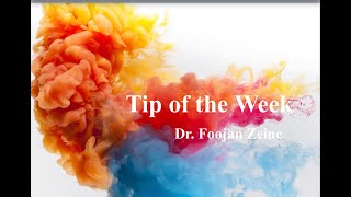 Tip Of The Week - Dr Foojan Zeine Shares The Concept Of Self Hatred