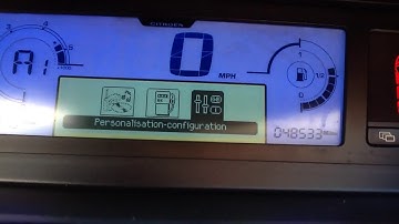 CLOCK SET ON A Citroën GRAND-PICASSO 2009