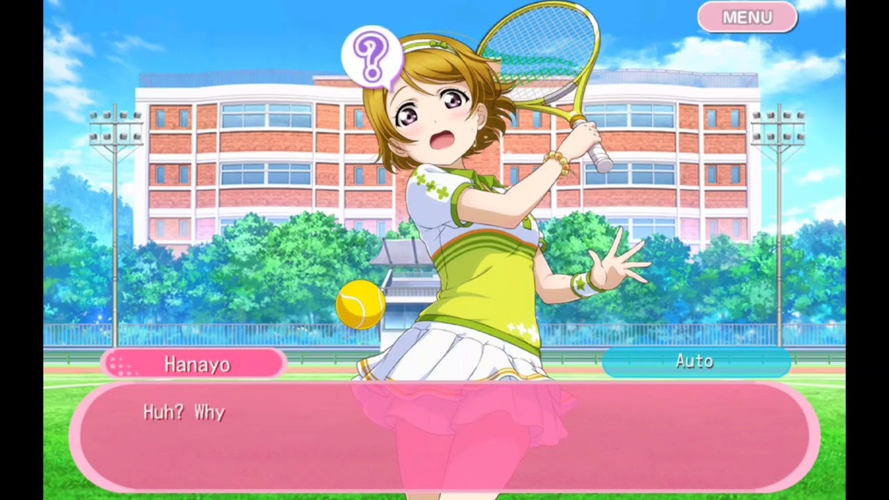 1172 Koizumi Hanayo's Tennis card side story - Love Live SIF - YouTube