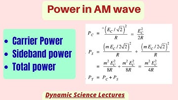 Power in AM wave