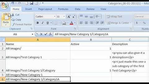 Advanced Gallery Import Categories - Website Forge - Ecommerce web sites