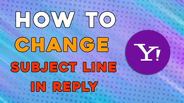 How To Change Subject Line In Reply On Yahoo Mail (Easiest Way)