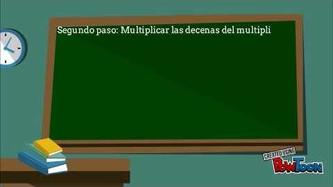 como multiplicar por dos cifras