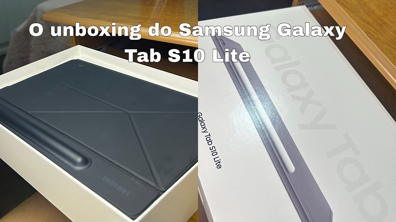 O unboxing do Samsung Galax Tab S10 lite!! (Minha grande conquista em 2026)