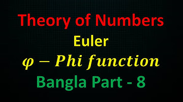 Number Theory || Euler