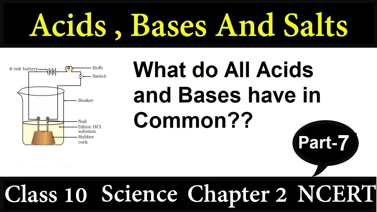 Common Acids And Bases You Should Know