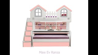 Patentli Maxi Sihirli Ranza Patented Maxı Magic Bunk Bed