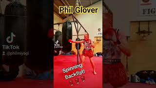 Phil Glover KO Spinning Backfist Combo! 💪🥊#muaythai #kickboxing #onechampionship #motivation