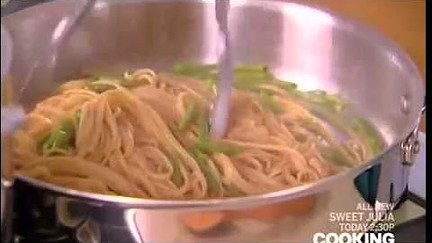 Whole-Wheat Linguine with Green Beans, Ricotta, an...