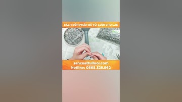 Cách sử dụng túi lưới phân dê cho lan/sanxuattuiluoi.com #shorts
