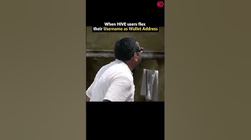 When Your Username IS Your Wallet Address😏 | Hive Blockchain #viral #shorts
