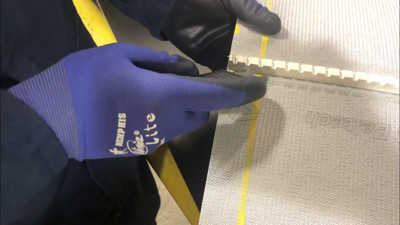 Prepare your conveyor belt for lacing YouTube