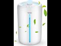 Tailulu Top Fill 4 5L Quiet Cool Mist Ultrasonic Humidifier with Essential Oil Diffuser
