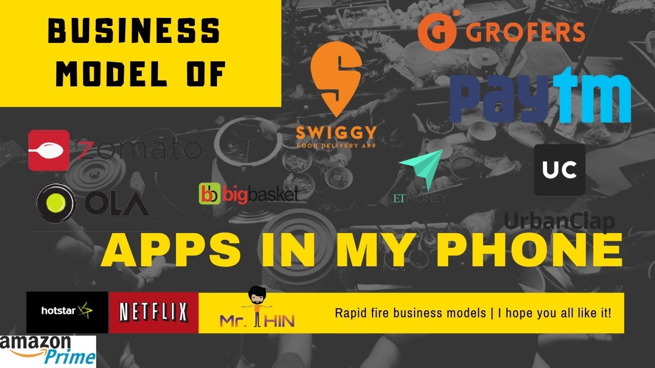 Apps in my phone and their business Models | Rapid fire business model