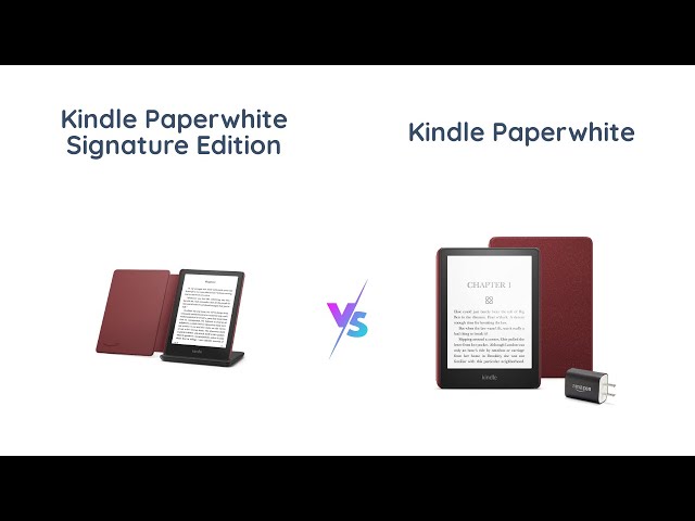 Kindle Paperwhite Signature Edition Essentials Bundle including Kindle  Paperwhite Signature Edition - Wifi, Without Ads,  Leather Cover, and