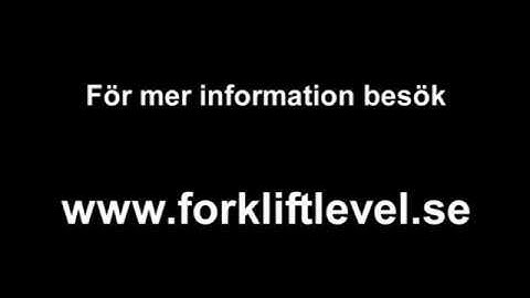 Montageinstruktion Forklift Level