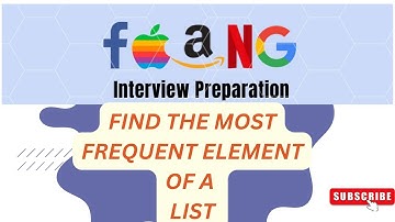 PYTHON PROGRAM TO FIND THE MOST FREQUENT ELEMENT IN A LIST..#faang #datascience #interviewquestions