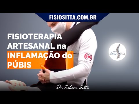 DOR PÉLVICA no PÚBIS TRATAMENTO de TERAPIA MANUAL PUBALGIA Clínica de Fisioterapia Dr. Robson Sitta