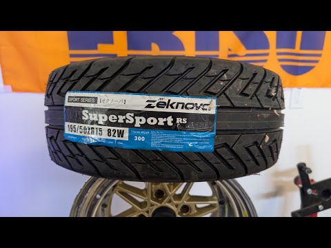 Zeknova Super Sport RS 300TW 195/50/15 - Drift tire review! - YouTube