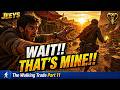 WAIT!! THAT’S MINE!!💥My Sleeping Bag? The Walking Trade Part 11 #videogame #ohhaiyo #jeeys