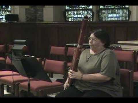 Le Cygne (The Swan) from Le Carnaval des Animaux (The Carnival of the Animals), Camile Saint-SaÃ«ns (1835-1921), Bassoon and Pipe Organ Wendy Large, Bassoon Wayne Burcham-Gulotta, Organ Prelude for Saint Francis Blessing of the Animals Sunday (camcorded in practice session) a Redeemer Music Media Production, Â©2007 all rights reserved To answer the question that many of you have asked - we are playing from our arrangement of sheet music for piano. Wayne Burcham-Gulotta, Music Director/Organist Church of the Redeemer, Episcopal Morristown, NJ, USA