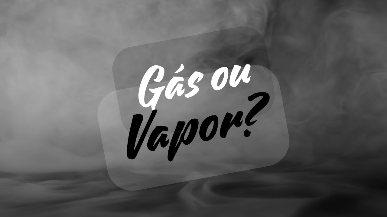 Qual a diferença entre gás e vapor?