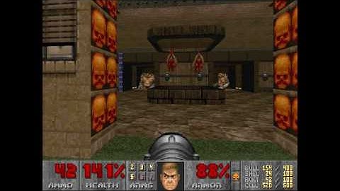 Doom 2 Evil Returns Level 10 UV with 97% in 32:50 (Odyssey of Noises)