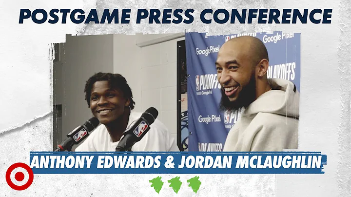 "Jordan McLaughlin. Thats My Answer." Anthony Edwards & Jordan McLaughlin Postgame Press Conference