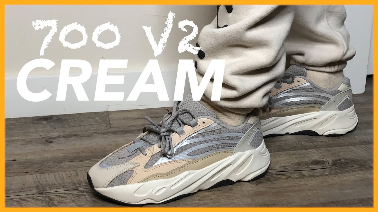 Watch Before You Buy YEEZY 700 V2 Cream Review + On Feet - YouTube
