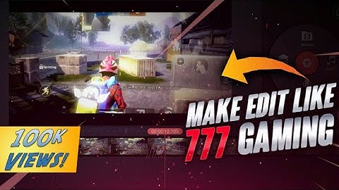 MAKE TDM MONTAGE LIKE 777 GAMING ON ANDROID | SHIELD GAMING YT|